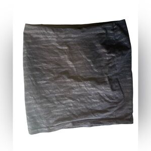 Vintage y2k black gold zebra striped animal print mini cotton skirt sz s…